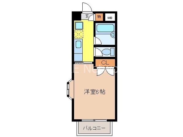 本町ハイツの物件間取画像